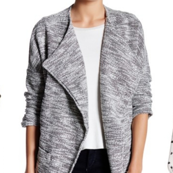 ASTR Draped Front Open Cardigan Sweater Size Small - Picture 2 of 15